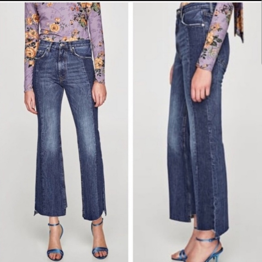 NWT Zara The Real Slim Flare Jean